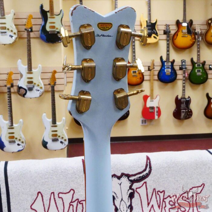 Gretsch Custom Shop Chad Henrichsen Masterbuilt 59’ Penguin Relic Sonic Blue - Image 12