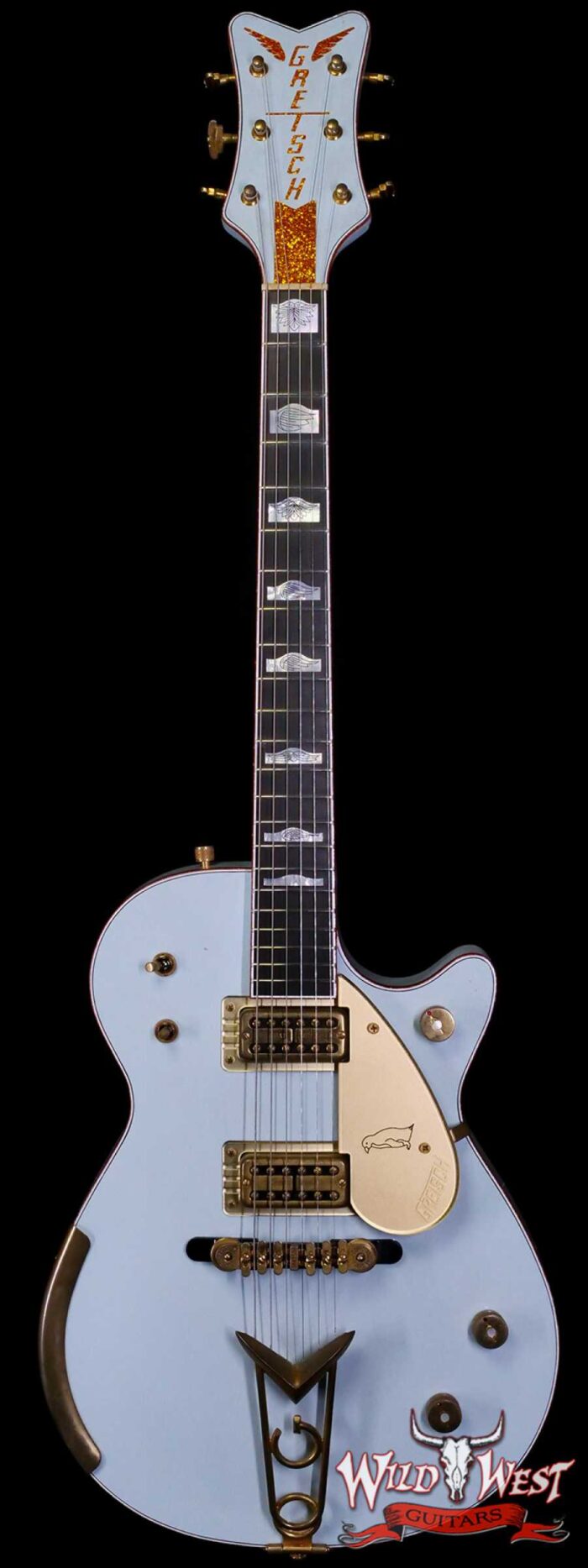 Gretsch Custom Shop Chad Henrichsen Masterbuilt 59’ Penguin Relic Sonic Blue - Image 1