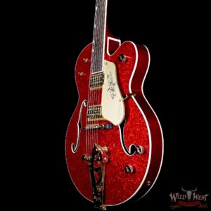 2023 Summer Event Gretsch Custom Shop Stephen Stern Masterbuilt G6120-61 Nashville NOS Red Glass Glitter - Image 2
