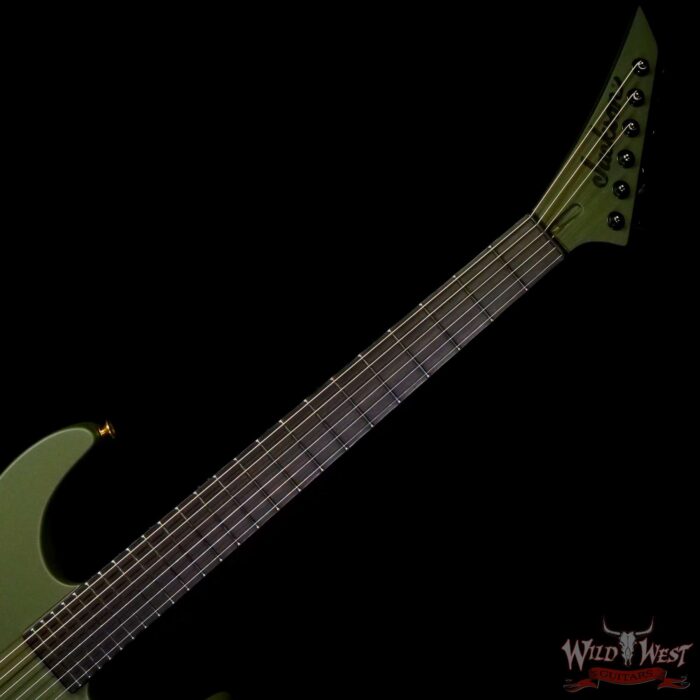Jackson USA Custom Shop SL1H Soloist Hardtail Tune-O-Matic Bridge Olive Drab Green - Image 4