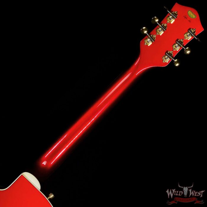 2023 Summer Event Gretsch Custom Shop Stephen Stern Masterbuilt G6120-61 Nashville NOS Red Glass Glitter - Image 5