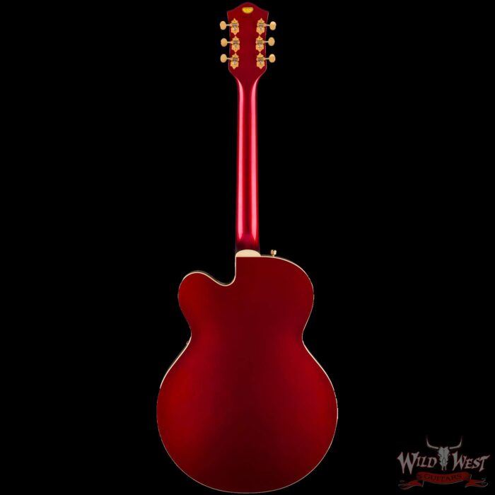 2023 Summer Event Gretsch Custom Shop Stephen Stern Masterbuilt G6120-61 Nashville NOS Red Glass Glitter - Image 6