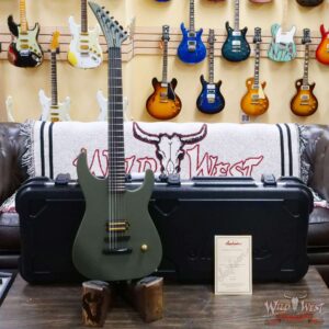 Jackson USA Custom Shop SL1H Soloist Hardtail Tune-O-Matic Bridge Olive Drab Green - Image 6
