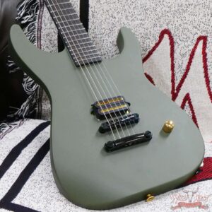 Jackson USA Custom Shop SL1H Soloist Hardtail Tune-O-Matic Bridge Olive Drab Green - Image 8