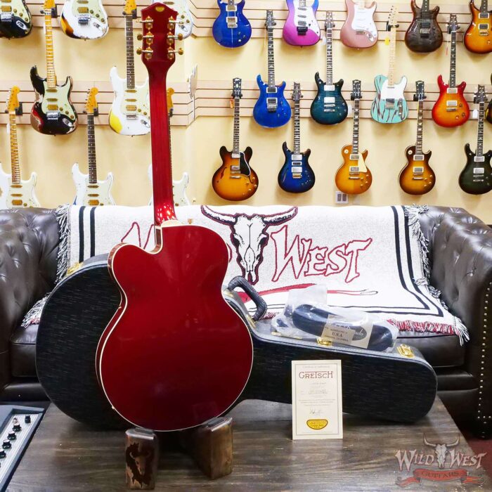 2023 Summer Event Gretsch Custom Shop Stephen Stern Masterbuilt G6120-61 Nashville NOS Red Glass Glitter - Image 10