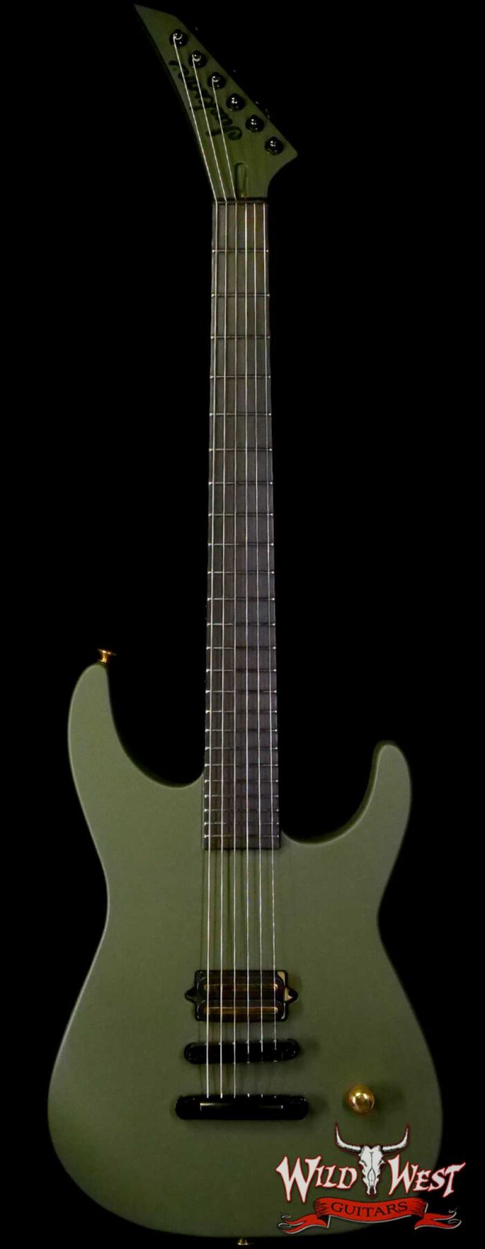 Jackson USA Custom Shop SL1H Soloist Hardtail Tune-O-Matic Bridge Olive Drab Green - Image 1
