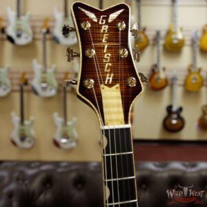 Gretsch USA Custom Shop Masterbuilt Gonzalo Madrigal G6134 ‘59 Penguin Flame Maple Top Tiger Eye Stain - Image 7