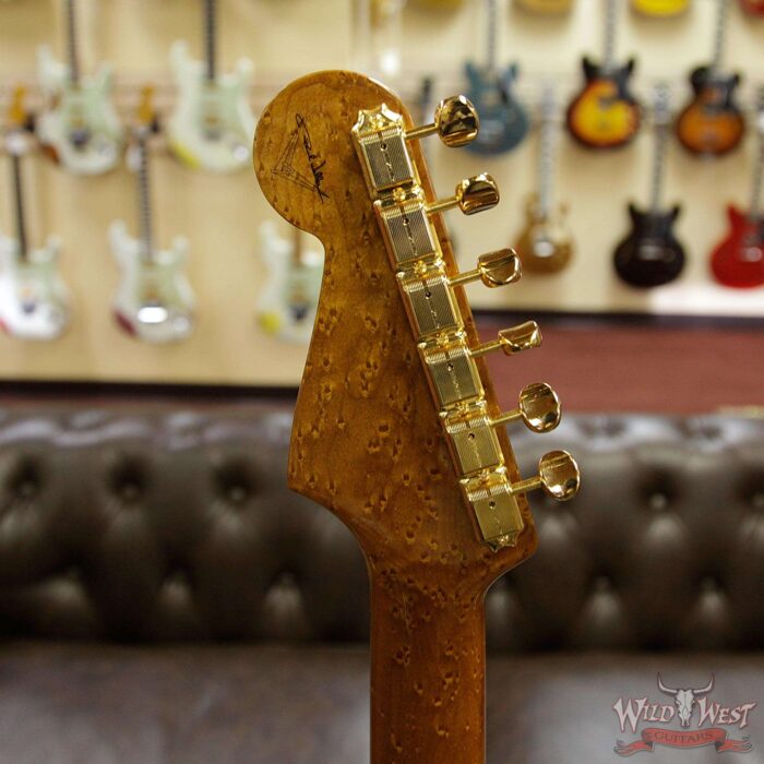 Fender Custom Shop Paul Waller Masterbuilt Artisan Claro Walnut Stratocaster HSS African Blackwood Board - Image 14