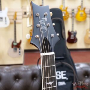 Paul Reed Smith PRS SE P20 Parlor Sized Acoustic Guitar Black Top - Image 5