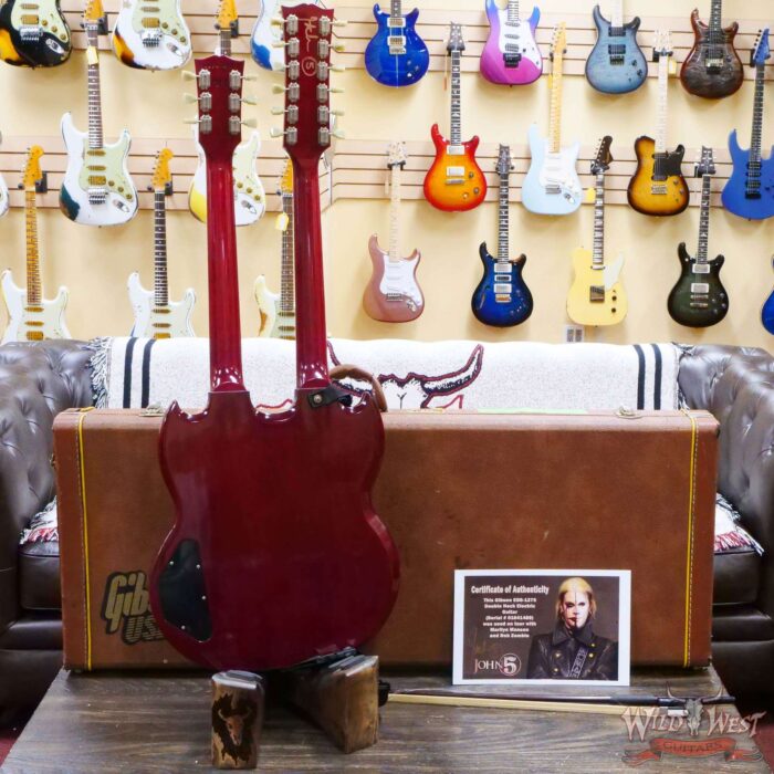 2001 Gibson EDS-1275 Doubleneck Electric Guitar Owned and Signed by John 5 - Image 7
