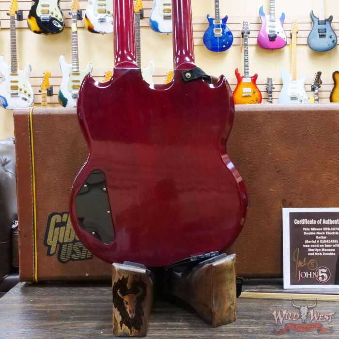 2001 Gibson EDS-1275 Doubleneck Electric Guitar Owned and Signed by John 5 - Image 9
