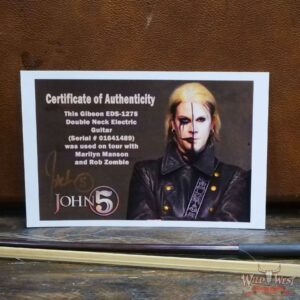 2001 Gibson EDS-1275 Doubleneck Electric Guitar Owned and Signed by John 5 - Image 10