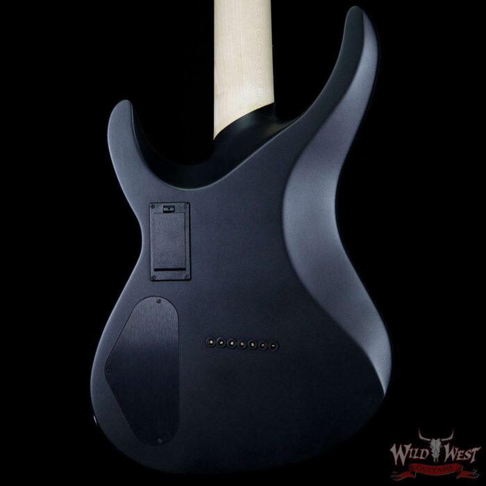 Jackson USA Select B7 EMG Deluxe Neck-Thru HH 7-String Baritone Satin Black - Image 7