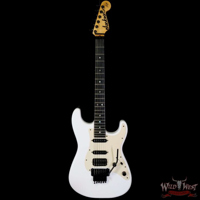 Jackson USA Signature Adrian Smith San Dimas Ebony Fingerboard Snow White Owned by Misha Mansoor (Periphery) - Image 3