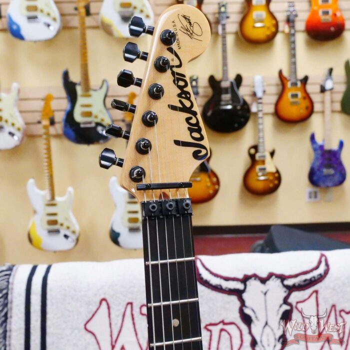Jackson USA Signature Adrian Smith San Dimas Ebony Fingerboard Snow White Owned by Misha Mansoor (Periphery) - Image 7