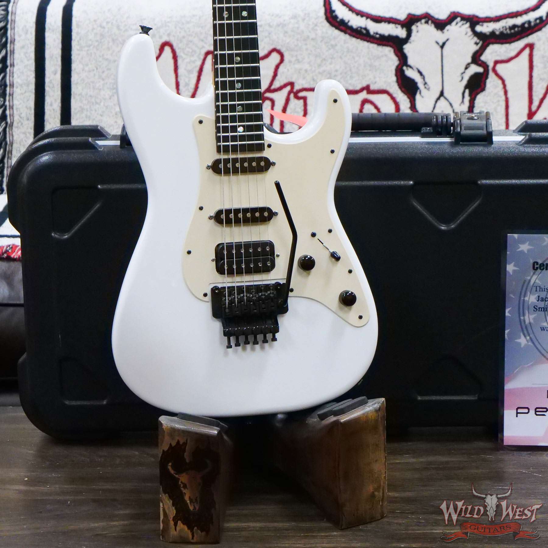 jackson-d3__wwg.jpg Jackson USA Signature Adrian Smith San Dimas Ebony Fingerboard Snow White Owned by Misha Mansoor (Periphery) - Image 8