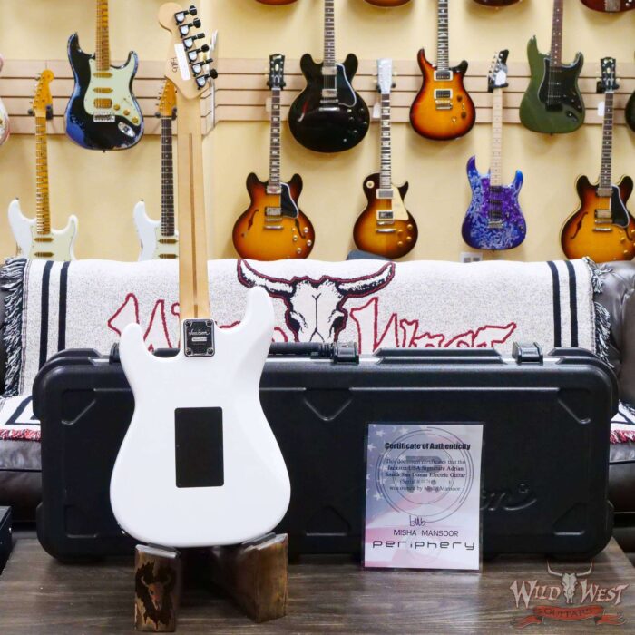 Jackson USA Signature Adrian Smith San Dimas Ebony Fingerboard Snow White Owned by Misha Mansoor (Periphery) - Image 9