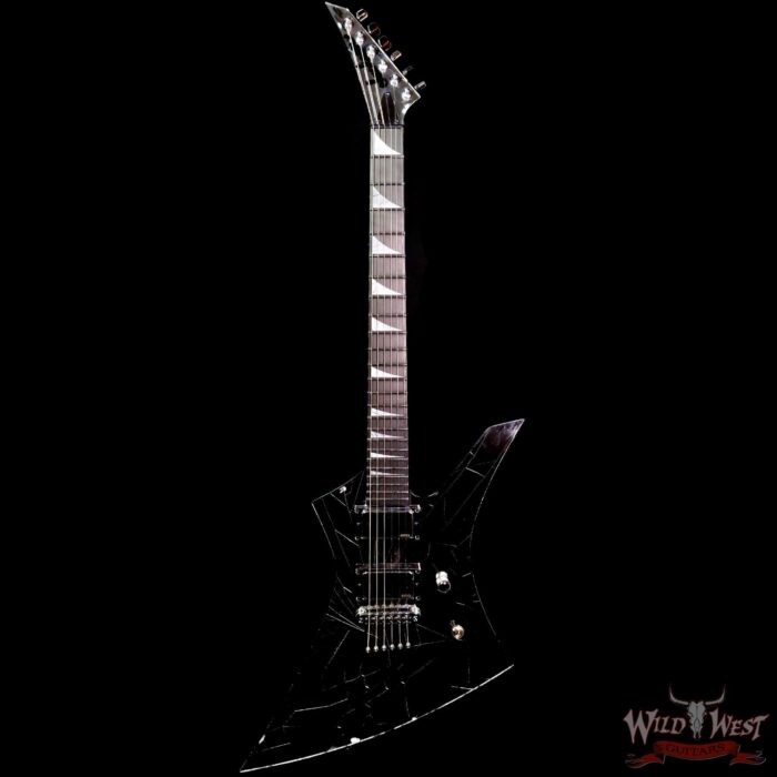 Jackson Custom Shop Pat McGarry Masterbuilt Cracked Mirror Kelly HH EMG Pickups TOM String-Thru Body - Image 3