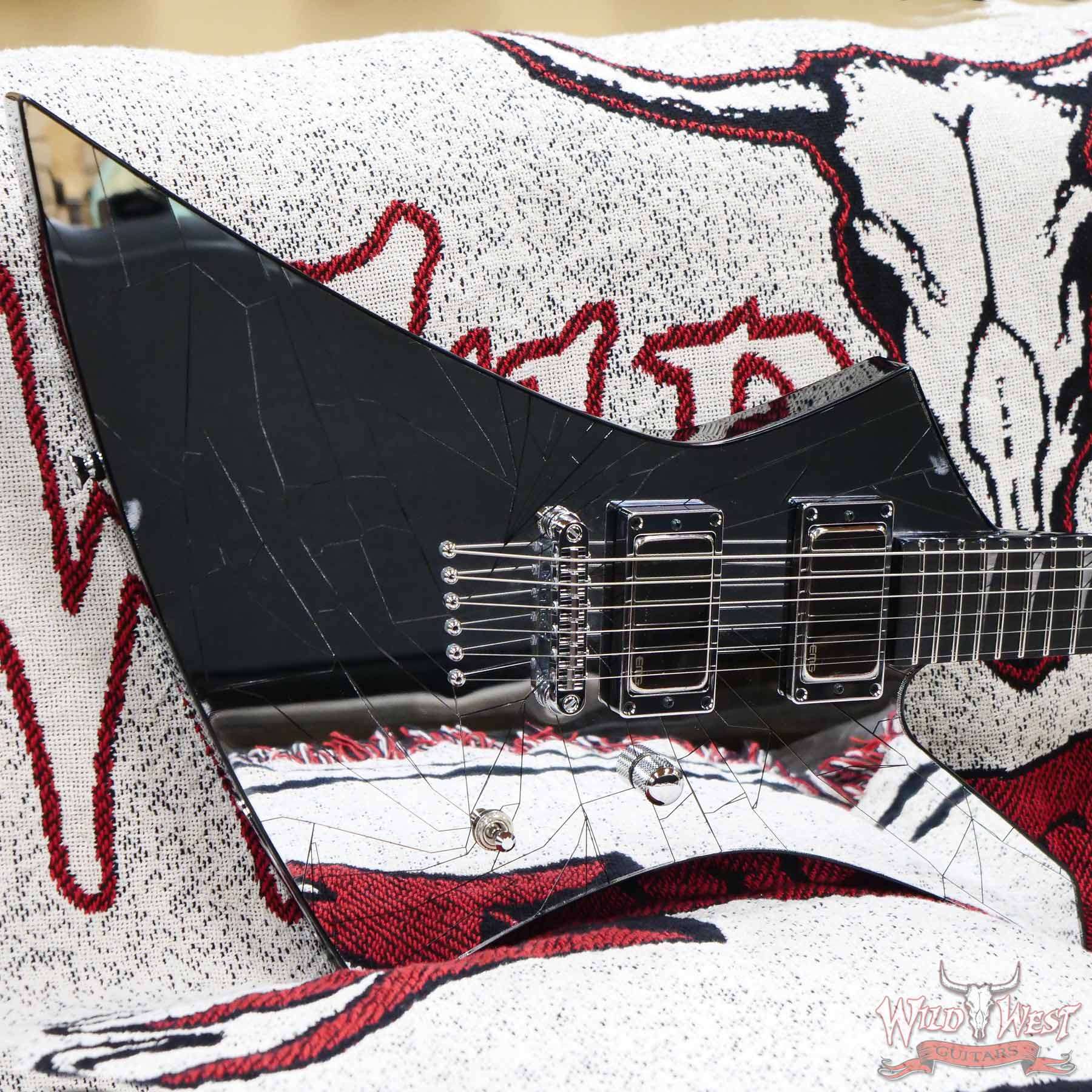 jackson-j10124-d5__wwg.jpg Jackson Custom Shop Pat McGarry Masterbuilt Cracked Mirror Kelly HH EMG Pickups TOM String-Thru Body - Image 9