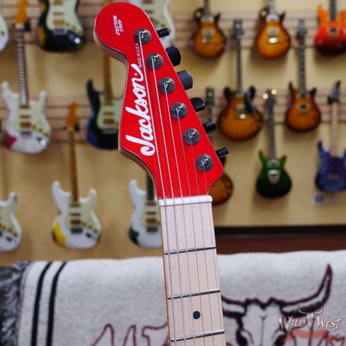 Jackson Custom Shop USA Signature Gus G. San Dimas Maple Fingerboard Candy Apple Red - Image 7