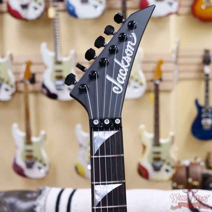 Jackson American Series SL2MG Soloist EMG Pickups Ebony Fingerboard Satin Black 8.00 LBS - Image 6