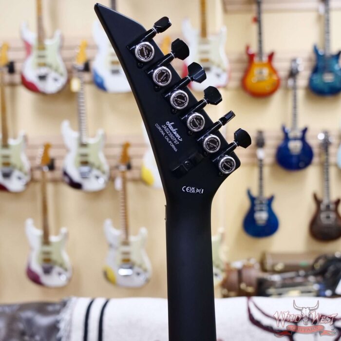 Jackson American Series SL2MG Soloist EMG Pickups Ebony Fingerboard Satin Black 8.00 LBS - Image 9