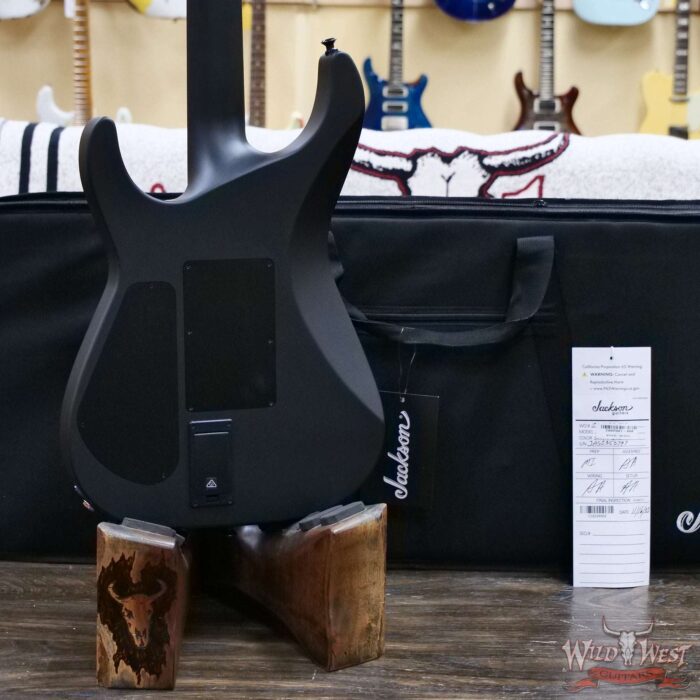 Jackson American Series SL2MG Soloist EMG Pickups Ebony Fingerboard Satin Black 8.00 LBS - Image 10
