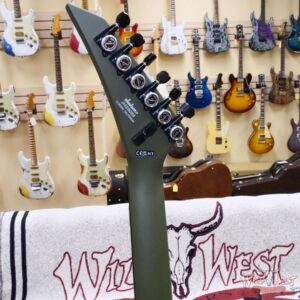 Jackson American Series SL2MG Soloist Floyd Rose EMG Pickups Ebony Fingerboard Matte Army Drab 8.15 LBS - Image 9
