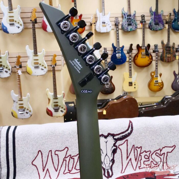 Jackson American Series SL2MG Soloist Floyd Rose EMG Pickups Ebony Fingerboard Matte Army Drab 8.15 LBS - Image 9