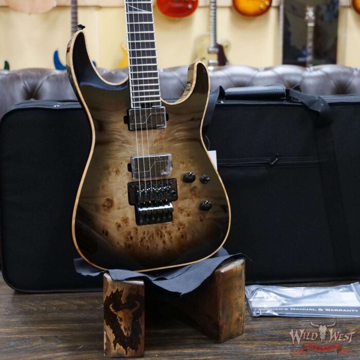 Jackson Limited Edition Wildcard Series Soloist™ SL2P Poplar Burl Top Ebony Board Fishman Fluence - Image 7