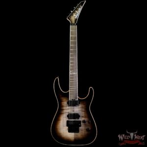 Jackson Limited Edition Wildcard Series Solois SL2FM Ebony Fingerboard Fishman Fluence Pickups Transparent Black Burst - Image 3