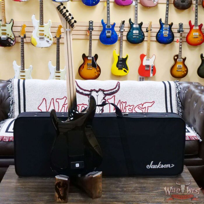 Jackson Limited Edition Wildcard Series Solois SL2FM Ebony Fingerboard Fishman Fluence Pickups Transparent Black Burst - Image 7