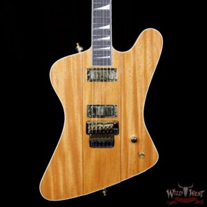 Summer Event #701 Jackson Custom Shop Masterbuilt Mike Shannon F-Bird Double Humbucker Natural Mahogany - Image 3