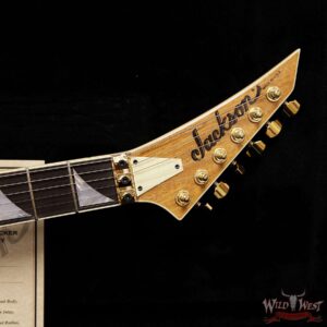 Summer Event #701 Jackson Custom Shop Masterbuilt Mike Shannon F-Bird Double Humbucker Natural Mahogany - Image 8