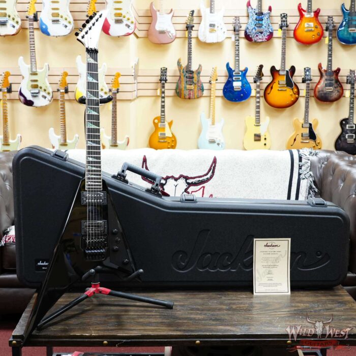 Jackson USA Custom Shop Randy Rhoads RR 2H Tune-O-Matic Bridge NOS Gloss Black 7.80 LBS - Image 5