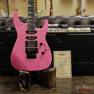 Jackson USA Custom Shop SL1 Soloist HSS Floyd Rose Ebony Fingerboard Platinum Pink - Image 11
