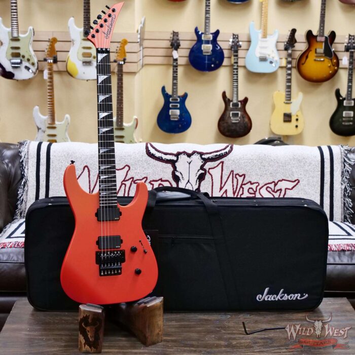 Jackson American Series SL2MG Soloist EMG Pickups Ebony Fingerboard Satin Lambo Orange 8.00 LBS - Image 5