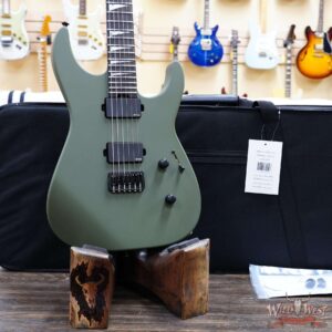 Jackson American Series SL2MG HT Soloist Hardtail EMG Pickups Ebony Fingerboard Matte Army Drab 7.50 LBS - Image 7
