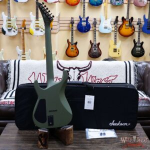 Jackson American Series SL2MG HT Soloist Hardtail EMG Pickups Ebony Fingerboard Matte Army Drab 7.50 LBS - Image 8
