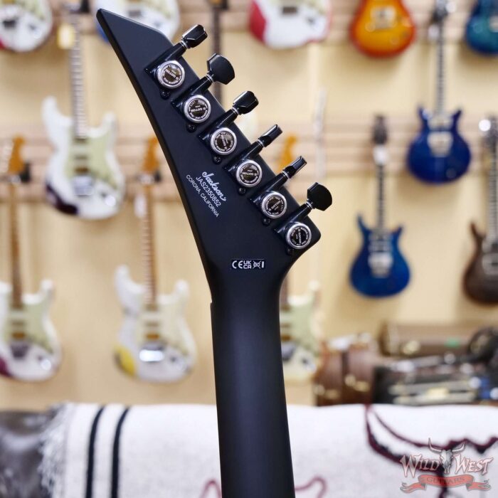 Jackson American Series SL2MG HT Soloist Hardtail EMG Pickups Ebony Fingerboard Satin Black 7.65 LBS - Image 9