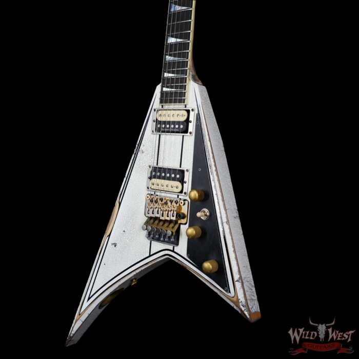 FMIC Custom Shop Summer Event #253 Jackson Custom Shop USA Special Edition Randy Rhoads RR-22 Floyd Rose Heavy Relic Vintage Pinstripes - Image 2