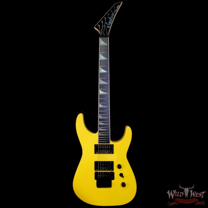 Jackson Custom Shop Soloist SL2H Floyd Rose Seymour Duncan Pickups Ebony Fingerboard Graffiti Yellow 8.40lbs - Image 3