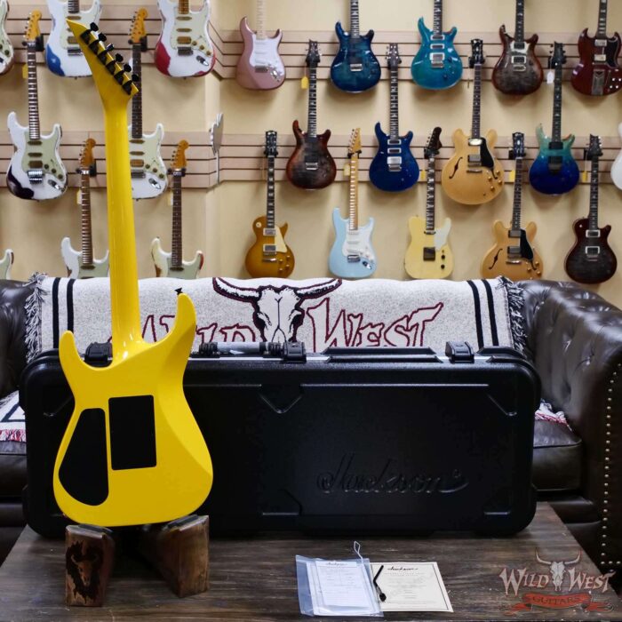 Jackson Custom Shop Soloist SL2H Floyd Rose Seymour Duncan Pickups Ebony Fingerboard Graffiti Yellow 8.40lbs - Image 8