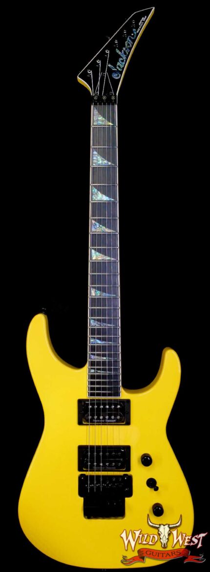 Jackson Custom Shop Soloist SL2H Floyd Rose Seymour Duncan Pickups Ebony Fingerboard Graffiti Yellow 8.40lbs