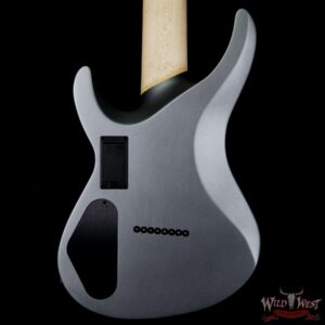 Jackson USA Select B8MG Deluxe Neck-Thru HH 8-String Baritone EMG Pickups Satin Grey - Image 7
