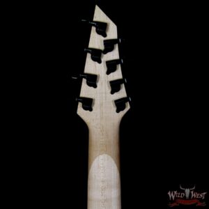 Jackson USA Select B8MG Deluxe Neck-Thru HH 8-String Baritone EMG Pickups Satin Grey - Image 10