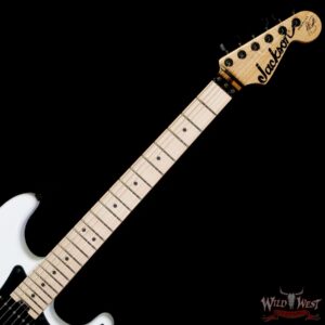 Jackson USA Custom Shop Signature Adrian Smith San Dimas SDM Maple Fingerboard Snow White - Image 4