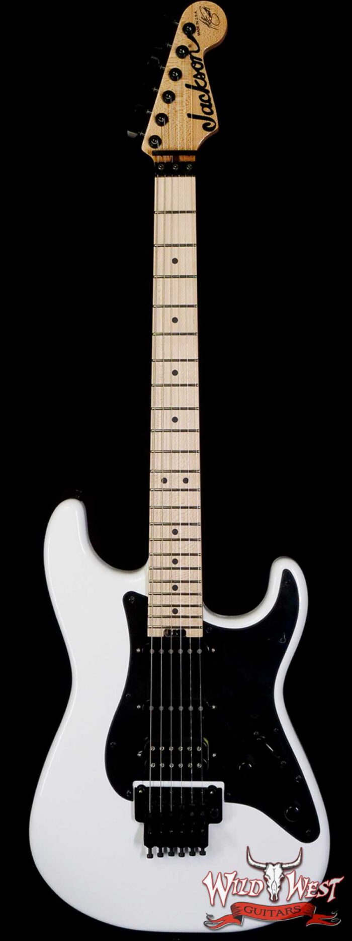 Jackson USA Custom Shop Signature Adrian Smith San Dimas SDM Maple Fingerboard Snow White - Image 1