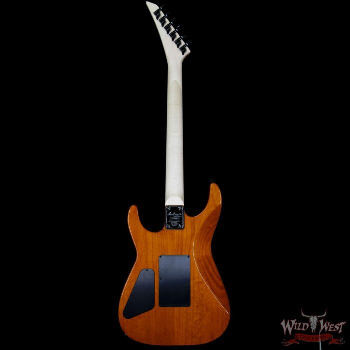 2017 Jackson Custom Shop Dinky DK 2H Floyd Rose Quilt Maple Top Amber Sunburst - Image 6