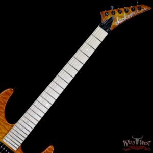 2017 Jackson Custom Shop Dinky DK 2H Floyd Rose Quilt Maple Top Amber Sunburst - Image 9
